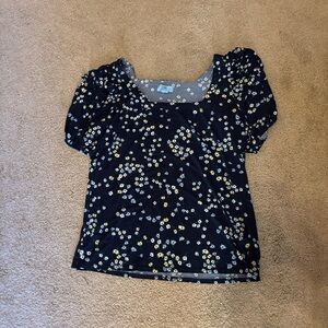 CeCe Puff Sleeve Spring Top